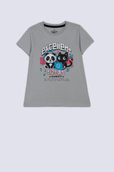 Excellent Print Girl's T-Shirt